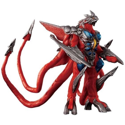 映画「ガメラ3」より、「ガメラ」と「イリス」が迫力のソフビ