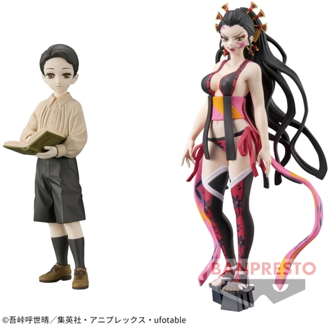 鬼滅の刃」プライズフィギュアシリーズ「鬼ノ装」に堕姫と少年姿の無惨