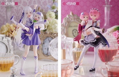 リゼロ」よりフィギュア「エミリア＆幼少期エミリア」、「ラム＆幼少期