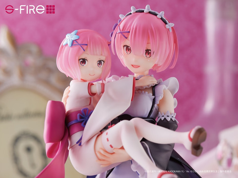 リゼロ」よりフィギュア「エミリア＆幼少期エミリア」、「ラム＆幼少期