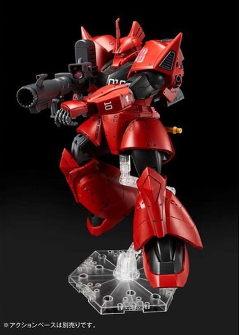 真紅の稲妻」の異名を持つジョニーの専用機「ゲルググ」のMGガンプラが