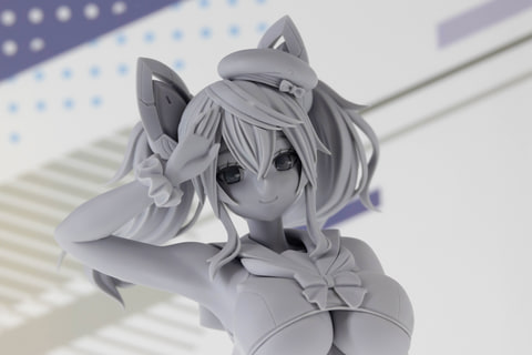 PSO2 es」蒼海のアネット＆涼風のジェネの水着が原型で展示