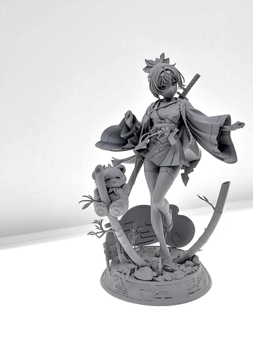 ホロライブ「風真いろは」さんの 1/7スケールフィギュアが登場