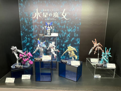 ガンダム 水星の魔女」終盤の機体が「ROBOT魂」シリーズで多数展示
