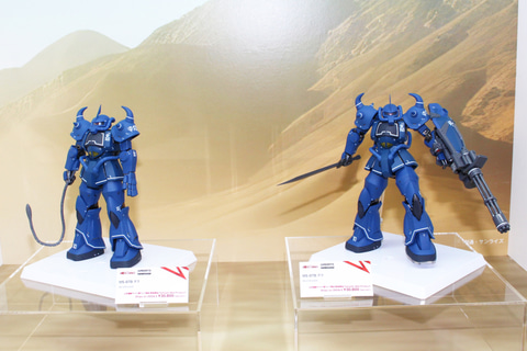 GUNDAM FIX FIGURATION METAL COMPOSITE MS-07B グフ」が展示中。グフ
