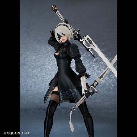 NieR:Automata」より“白の契約”と“白の約定”を携えた2Bをフィギュア化