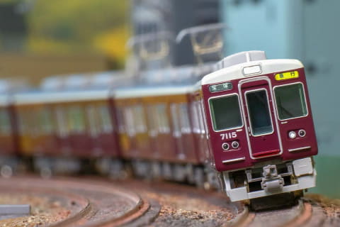 グリーンマックス、Nゲージ鉄道模型「阪急7000系（リニューアル車