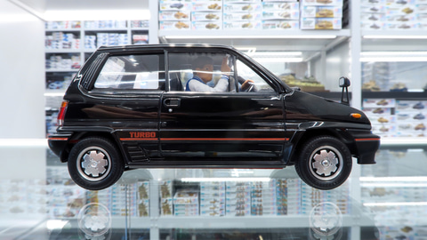 特別企画】【タミヤ撮り下ろし】「1/24 Honda シティ ターボ」、80年代