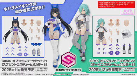 30MS」より新たなオプションパーツ「スプリントコスチューム」と