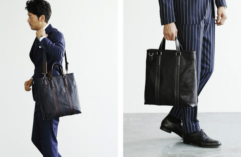 土屋鞄からビジネスユースの新作「バッファロー 2wayトールトート