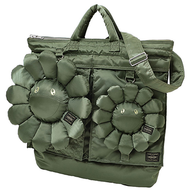 吉田カバン「村上隆×PORTER」。“お花”をあしらったバッグ - Impress Watch