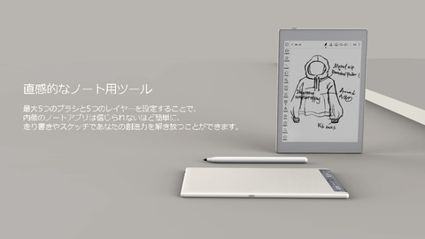 ペン付きの7.8型電子ペーパーAndroidタブ「BOOX Nova Air2」 - Impress