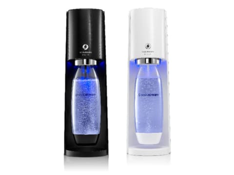 ソーダストリーム「E-TERRA」 ワンタッチ炭酸注入・青く光る - Impress