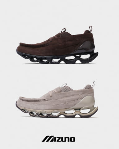 ミズノ、伝統と革新を表現したシューズ「WAVE PROPHECY MOC」新モデル