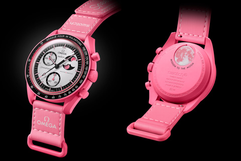オメガ×スウォッチ、“ピンクムーン”の限定モデル登場 - Impress Watch