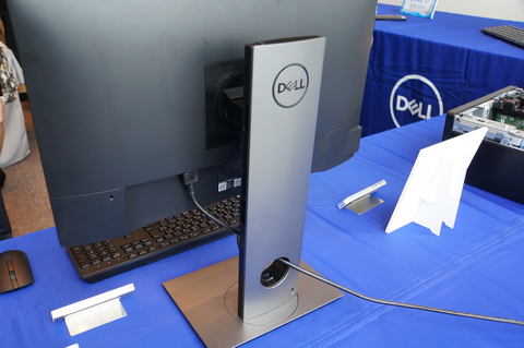 ディスプレイスタンド型PC」をデルが発表、デュアルディスプレイにも