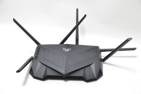 最大4804MbpsのゲーミングWi-Fi 6ルーター「TUF-AX5400」、非対応端末