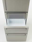 無印、シンプルデザインのステンレス製4ドア冷蔵庫 - 家電 Watch