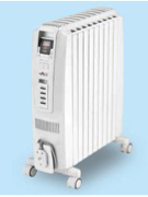 表面温度60℃で、部屋をしっかり優しく暖めるデロンギのオイルヒーター