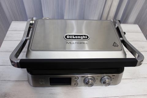 異なる温度にできる2面プレートが便利! デロンギのマルチグリルは塊肉