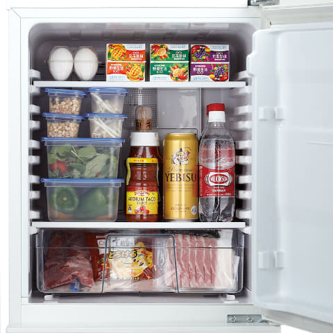 ツインバード、一人暮らし向けの2ドア冷凍冷蔵庫。静音性や省エネ性能