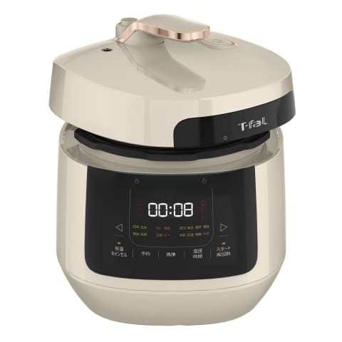 ティファール、1台16役のコンパクト電気圧力鍋に洗浄機能をプラス