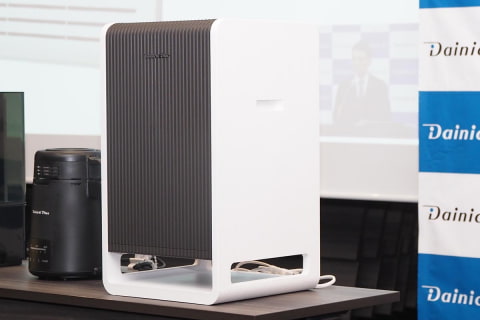 ダイニチが15年ぶり参入の空気清浄機。加湿をあえて搭載せず小型