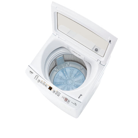 アクア、ガラストップで中が見えるタテ型洗濯機 - 家電 Watch