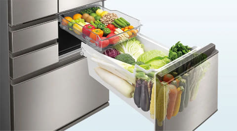 シャープ、冷凍食品たっぷりしまえるメガフリーザー冷蔵庫 - 家電 Watch