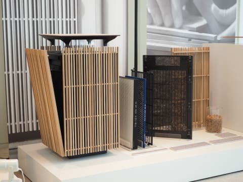 隈研吾デザイン、55万円のシャープ空気清浄機 - 家電 Watch