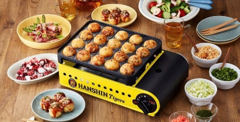 阪神×イワタニのたこ焼き器「虎たこ」 - 家電 Watch