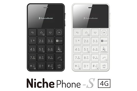 カードサイズの携帯電話に対応バンド増加の4G対応モデル、「NichePhone