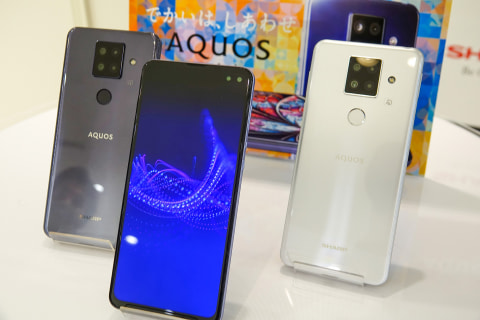 シャープ、6.7インチ大画面の4Gスマホ「AQUOS sense4 plus