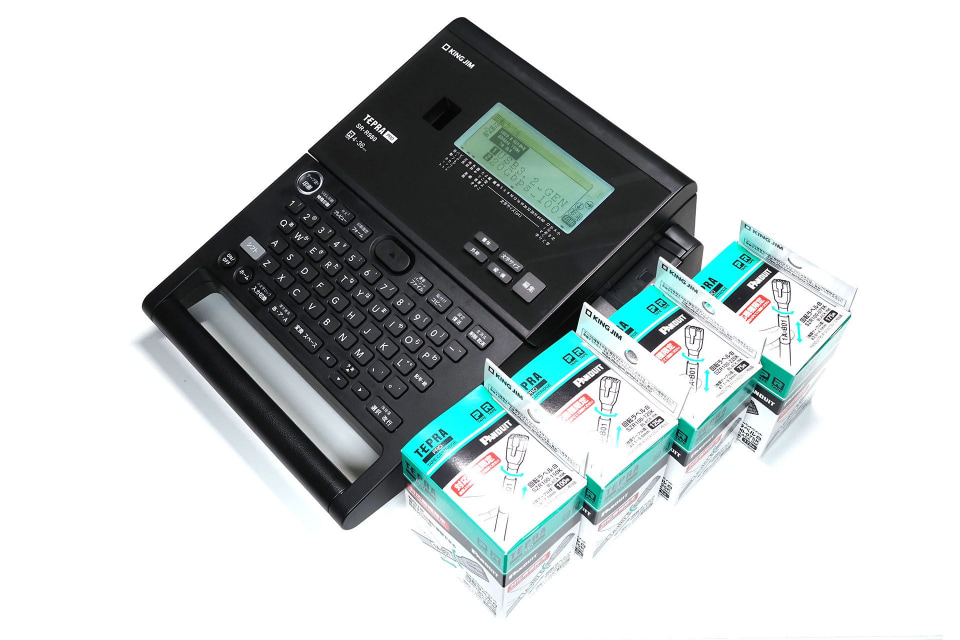 キングジムの「テプラ PRO SR-R980」を使っていくッ!!! - ケータイ Watch