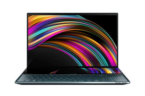 キーボード面に4K液晶を実装する2画面15.6型ノート「ZenBook Pro Duo