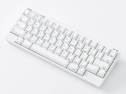 キー印字を刷新し常設モデルへ。真っ白な「HHKB Professional HYBRID