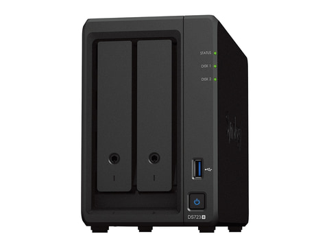 Synology、M.2 SSDキャッシュやドライブ拡張にも対応の2ベイNASキット