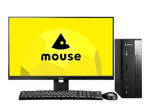 マウス、新型スリムケース採用PC。従来比34%小型化した7万円台からの