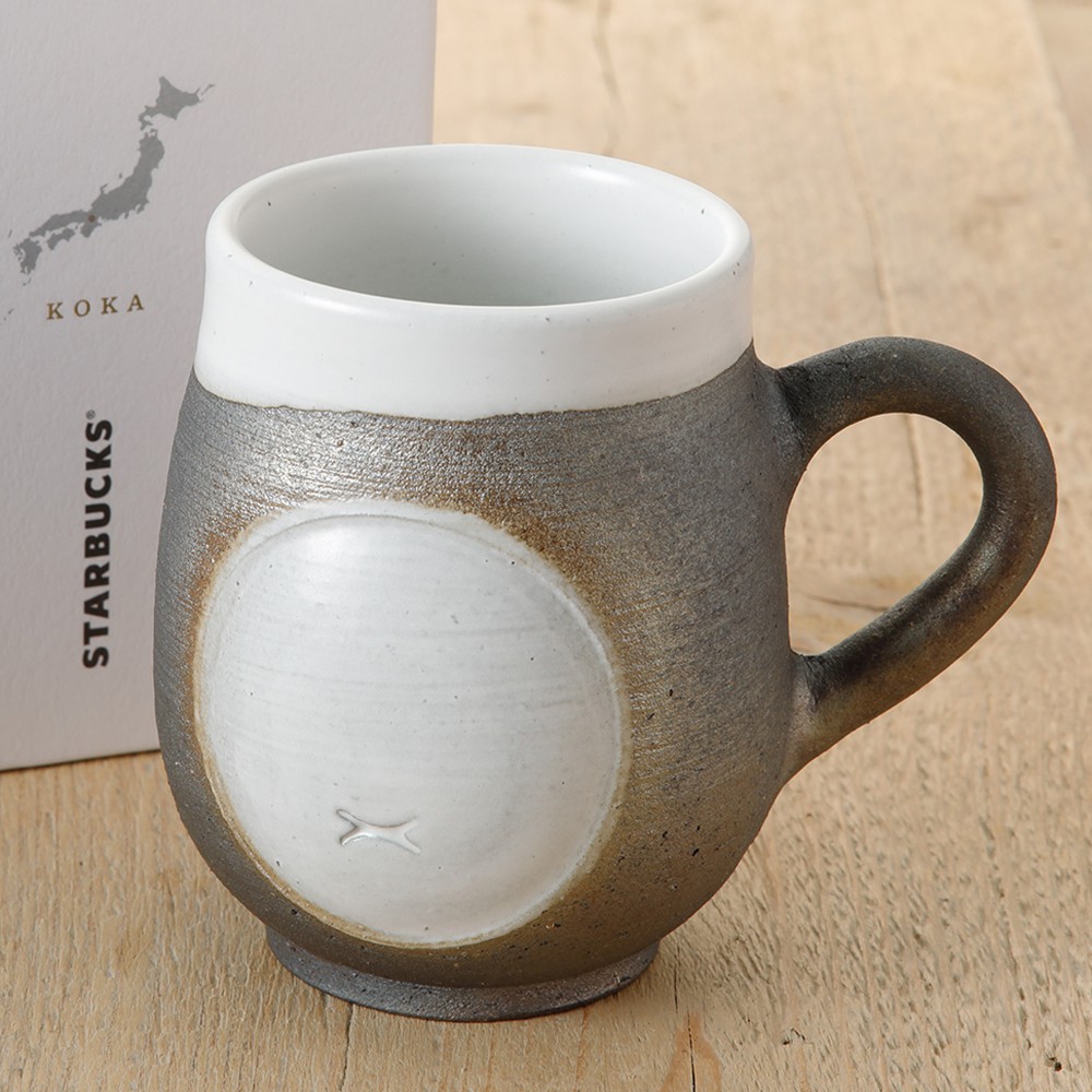 JIMOTO Made]マグ Shigaraki 黒 325ml|マグカップ|mug|スターバックス