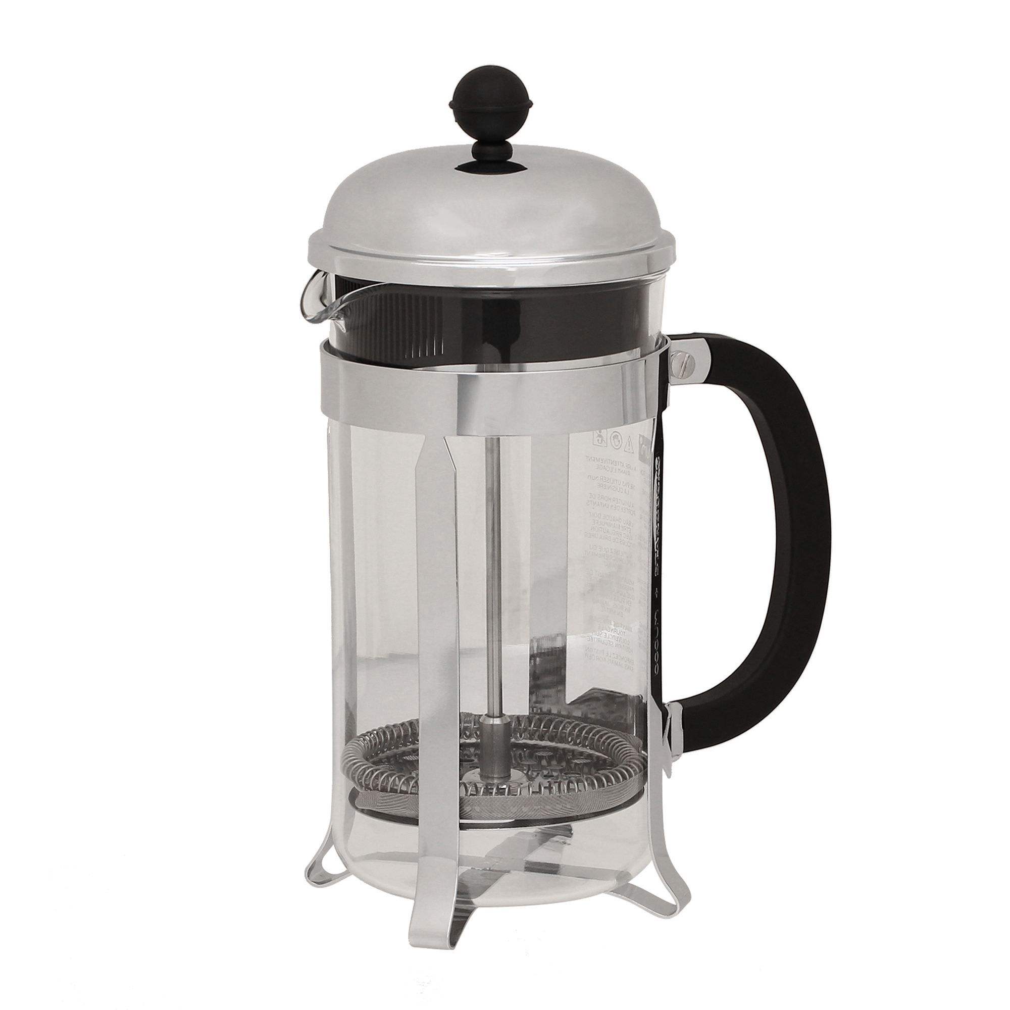 コーヒープレスシルバー900ml|コーヒープレス|coffee-press