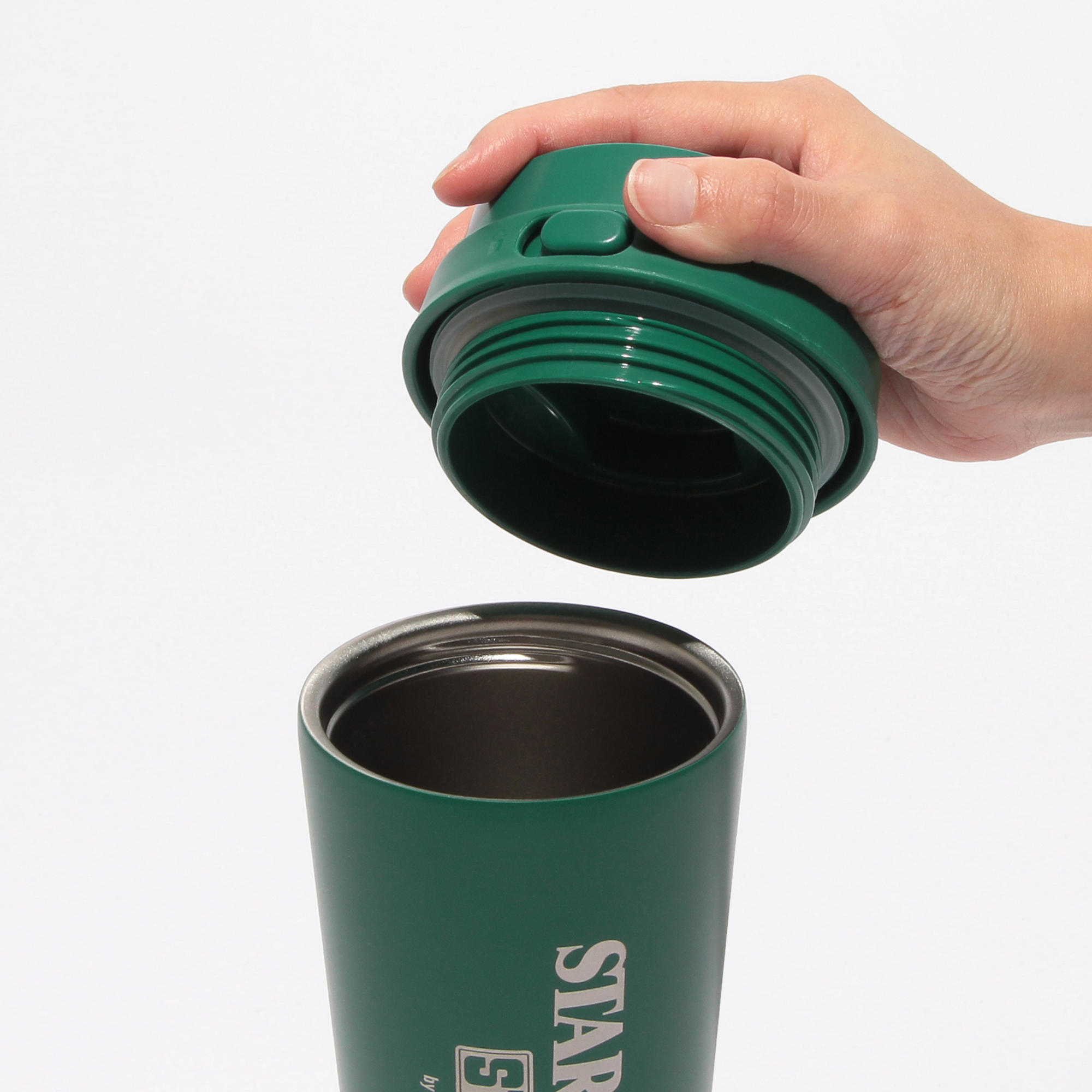 STARBUCKS STAND by BEAMS ステンレスTOGOボトル グリーン 473ml