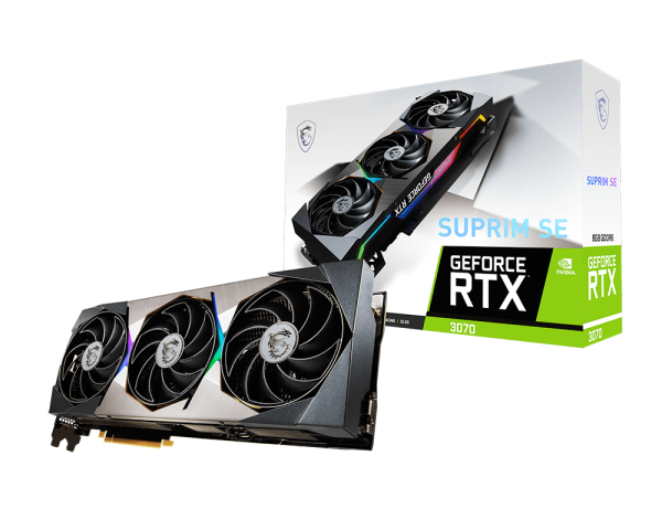 グラフィックボード・グラボ・ビデオカード MSI RTX3070 SUPRIM SE 8G