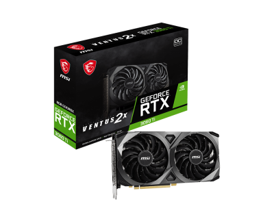 GeForce RTX™ 3060 Ti VENTUS 2X 8GD6X OC - графическая карта MSI