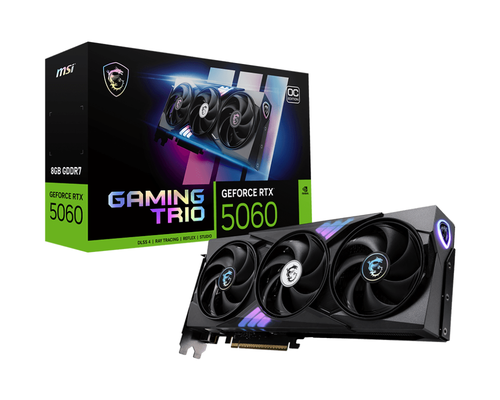 MSI GeForce RTX™ 5060 8G GAMING TRIO OC