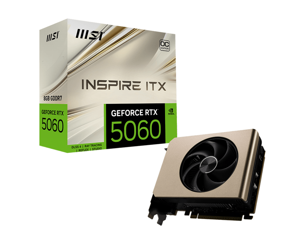 MSI GeForce RTX™ 5060 8G INSPIRE ITX OC