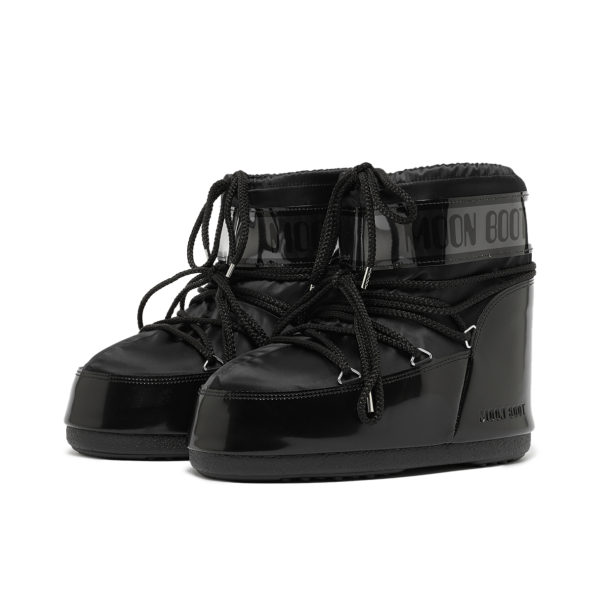 Buy Moon Boot Wmns Icon Low Glance in black | 80D1409350-N001