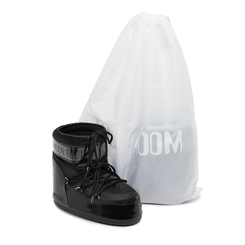 Buy Moon Boot Wmns Icon Low Glance in black | 80D1409350-N001