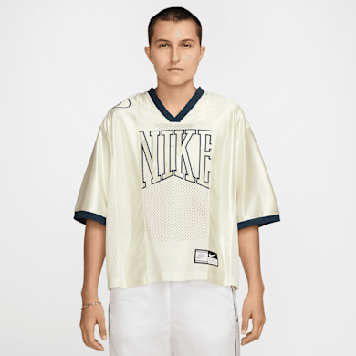 Nike Sportswear Street Shortsleeve Grafik Jersey Top beige