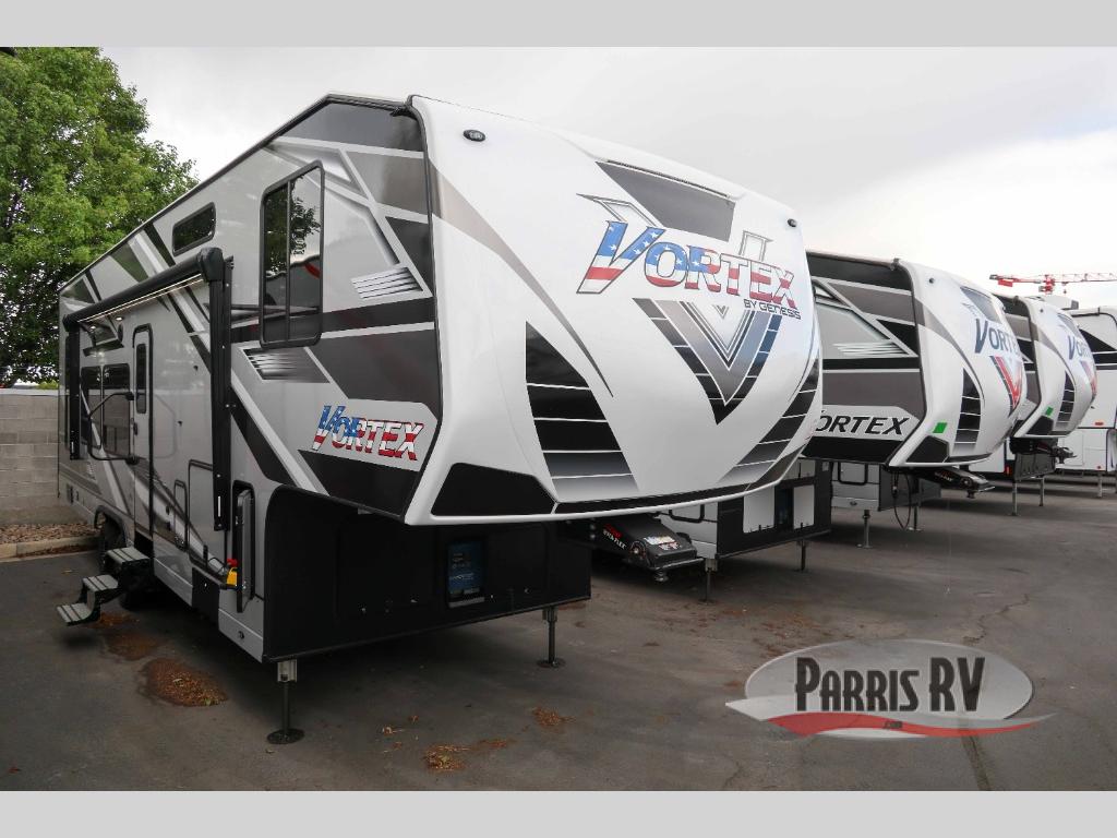 New 2026 Genesis Supreme Vortex 3016IKS Toy Hauler Fifth Wheel at