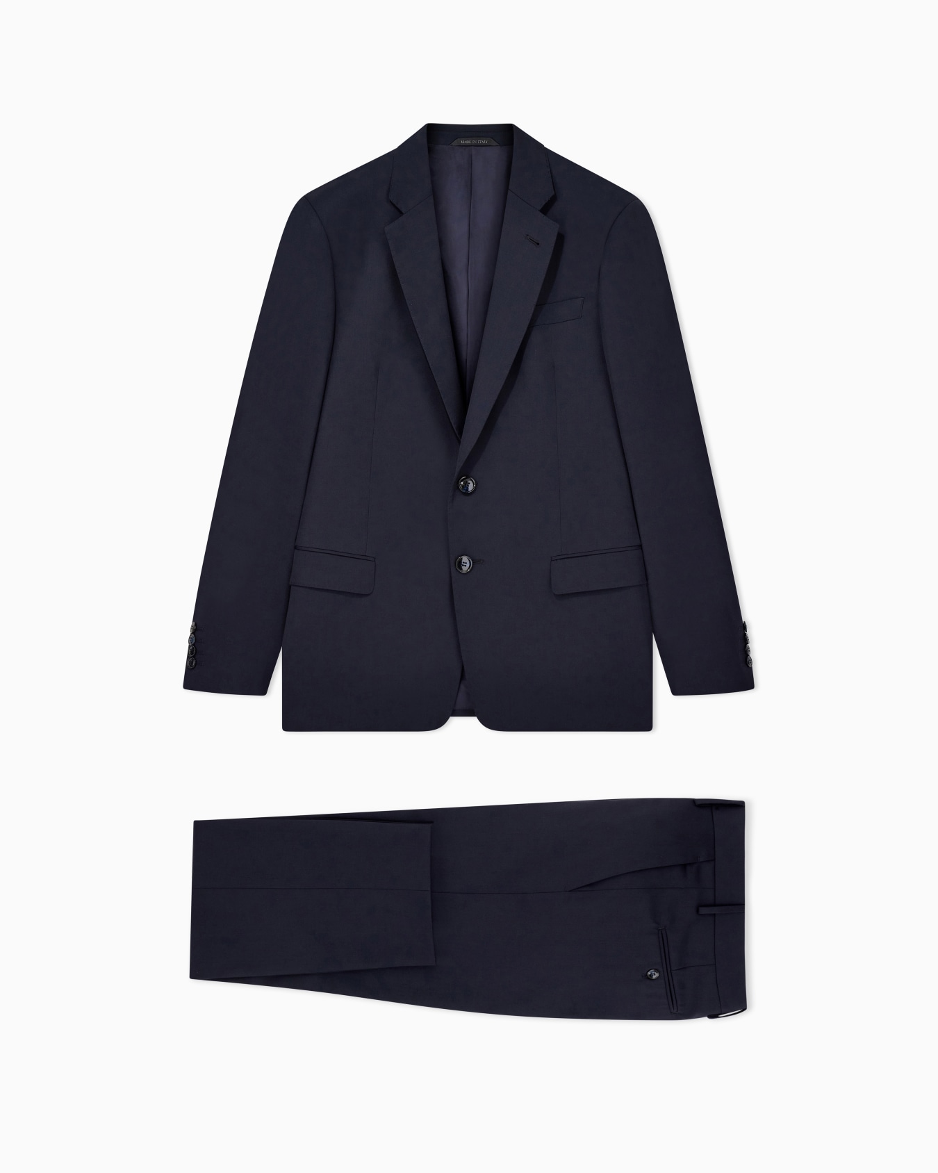 Single-breasted Soft line suit in virgin wool | Giorgio Armani
